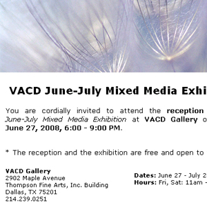 VACD June-July Mixed Media Exhibition