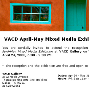 VACD April-May Mixed Media Exhibition