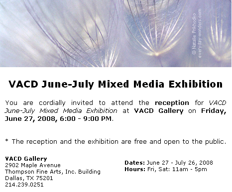 VACD June-July Mixed Media Exhibition VACD June-July Mixed Media Exhibition