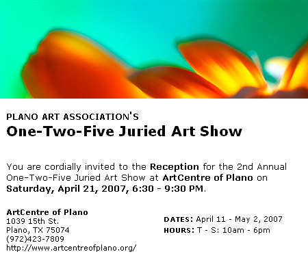 One-Two-Five Jurried Art Show One-Two-Five Jurried Art Show
