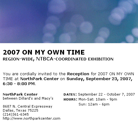 2007 ON MY OWN TIME 2007 ON MY OWN TIME